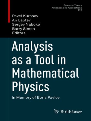 cover image of Analysis as a Tool in Mathematical Physics